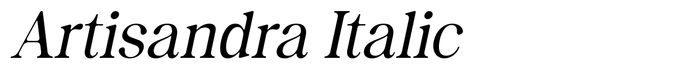 Artisandra Italic